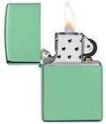 Zippo 28129  High Polish Green Finish Lighter  Full Size