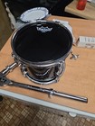 Pearl Vision Vsx Black Sparkle  8in Tom And Mount