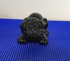English Bulldog Figurine Sculpture Dog Breed Statue Paperweight Pet Black