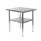 Stainless Steel 30  X 24  Nsf Commercial Kitchen Work Food Prep Table
