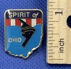 Spirit Of Ohio B-2 Stealth Bomber Enamel Lapel Pin Northrop Grumman Usaf Vtg