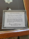 Franklin Mint  The Official Badges Of The Great Western Lawmen  sterling Silver