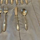 Wm Rogers Is Memory Hiawatha 27 Pcs Fork Knife Spoon Silverplate Flatware 1937