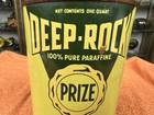 Original Early Vintage Deep Rock Prize Motor Oil Quart Metal Can Display Old Gas
