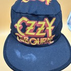 Vintage Ozzy Osbourne 1982 Diary Of A Madman Hat Painters Cap Bat