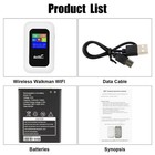 Unlocked 5g Wifi Router Mobile Hotspot Network Mifi With Lcd   3000mah Battery