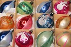 Lot Vtg Glass Pictured Snowman Bell Ball Drop Christmas Ornaments Poland Choose