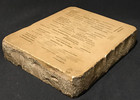 Lithograph Printing Stone W Multiple Sales Office Addresses-boston  Tulsa  Akron