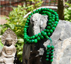 Buddhist Buddha Meditation Prayer Mala Natural Jade 108 Bead Bracelet  