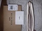 Coach Corner Zip Wristlet In Signature Canvas Style Number F54627  Brand New