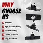 4x Pdc Parking Sensor Assit Retainer Holder Front Rear For Ford Lincoln 18-2024