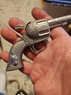 Vintage Hubley Single Shot  smoky  Metal Toy Cap Gun Rare