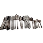 Vintage 1936 Oneida Silverware Set Silver Plate Community Coronation 49 Pieces