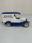 1991 Ertl Roundys 1923 Chevrolet Delivery Van Truck Bank Diecast Usa Box Vintage