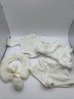 100  Authentic Lot American Girl Doll Winter Ivory Outfit Purple Pj   s Boots Hat