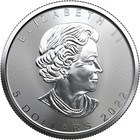 2022 1 Oz Canadian 1 Oz  9999 Silver Maple Leaf Coin Bu  5