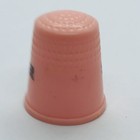 Vtg Personalized Plastic Thimble Collector Susan Gewinner - Amsterdam  Ny