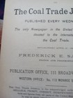 1889 Print Ad   The Coal Trade Journal  Weekly Paper Frederick Saward Editor