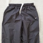 Vintage Nike Pants Boys Extra Large Black Y2k Parachute Windbreaker Baggy Lined