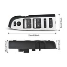 Window Master Switch 22968506 Bezel Mirror   Lock Fit Chevy Gmc 2010-2013 Truck