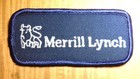 Gemsco Nos 2 Patches - 1 Pair Merrill Lynch  Nyc - Original 1995 Mint