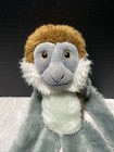Hanging Monkey Grayish Blue Brown Long Arms Legs Hook   Loop Soft Toy Pet Lovey