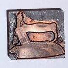 Vintage Iron Image Letterpress Printers Block Antique 