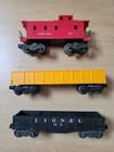 Vintage 1960s Lionel O Gauge Train Cars Rolling Stock O27 Lot Of 3