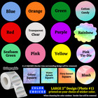 40 Free Gift Stickers 2  Round Labels Thank You Scratch Resistant Holographic