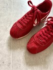 1990 Nike Nylon Cortez Og Red White Deadstock Vintage Sneakers Us 8