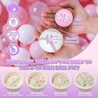 Gogoso Ball Pit Balls For Toddler  Pink white clear 100 Balls
