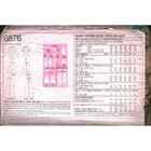 Vintage 1970s Simplicity 6876 Sewing Pattern Jacket Pants Skirt Size 14 Bust 36