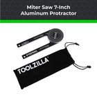 7-inch Aluminum Miter Saw Protractor Angle Finder - Measuring Tool With Multi   