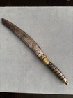 Vintage Nice Older Philippines Tabak Bolo Knife sword Thick Heavy Late 19th C  