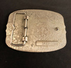 Silvertone Soaring Eagle Belt Buckle Numbered Vintage