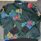 Vintage Copy Cats Women s Large  Pullover Jacket Long Sleeve Floral Print