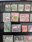 Fiji - Big Page Of Colonials Including High Values  Mint H And Used