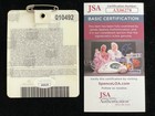 Trevor Immelman Signed 2008 Masters Badge Jsa Coa Champion