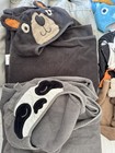 Set Of 9 Animal  Hooded Microfiber Bath Pool Towel Toddler  Circo