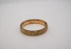 Antique Victorian 1908 Bracelet Gold Filled Heart Arrow  Providence Stock Co