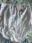 Nwt  Granny Panty Silky Nylon Satin Lace Bow Brief Sissy Vintage Size 11 13 Body