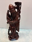 Exquisite Antique Carved Shou Lao God Longevity Old Man Vintage