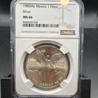 1985 Mo Mexico 1 Onza Libertad Mexican Ms66 Ngc Brown Label 1 Ounce Fine Silver