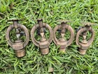 Lot Of 4 Antique Vintage Automatic Fire Sprinkler Heads Brass 