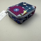 Nwt Vera Bradley Bengal Lily Travel Pill Case Colorful Floral Zip Pill Box