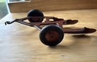 Tin Farm Marx Toy Vintage1940   s 3 Bottom Plow For A Tractor