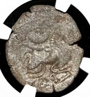 Celtic  Gaul  Coriosolites  100-50 B c  Billon Stater  Ngc Vf