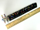 Goldsmith Kaleidoscope 9  Abstract Layers Fused Dichroic Stained Glass  2 Disks