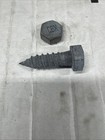 Lot Of 10   - 1 2  X 1-1 2  Hot Dipped Galvanized Hex Head Lag Bolt Screw