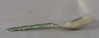 Vintage Scandinavian Sterling Silver   Enamel Spoon 34 Grams